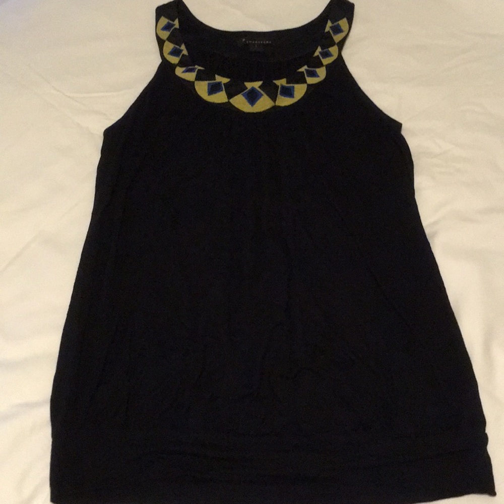 Embroidered tank top